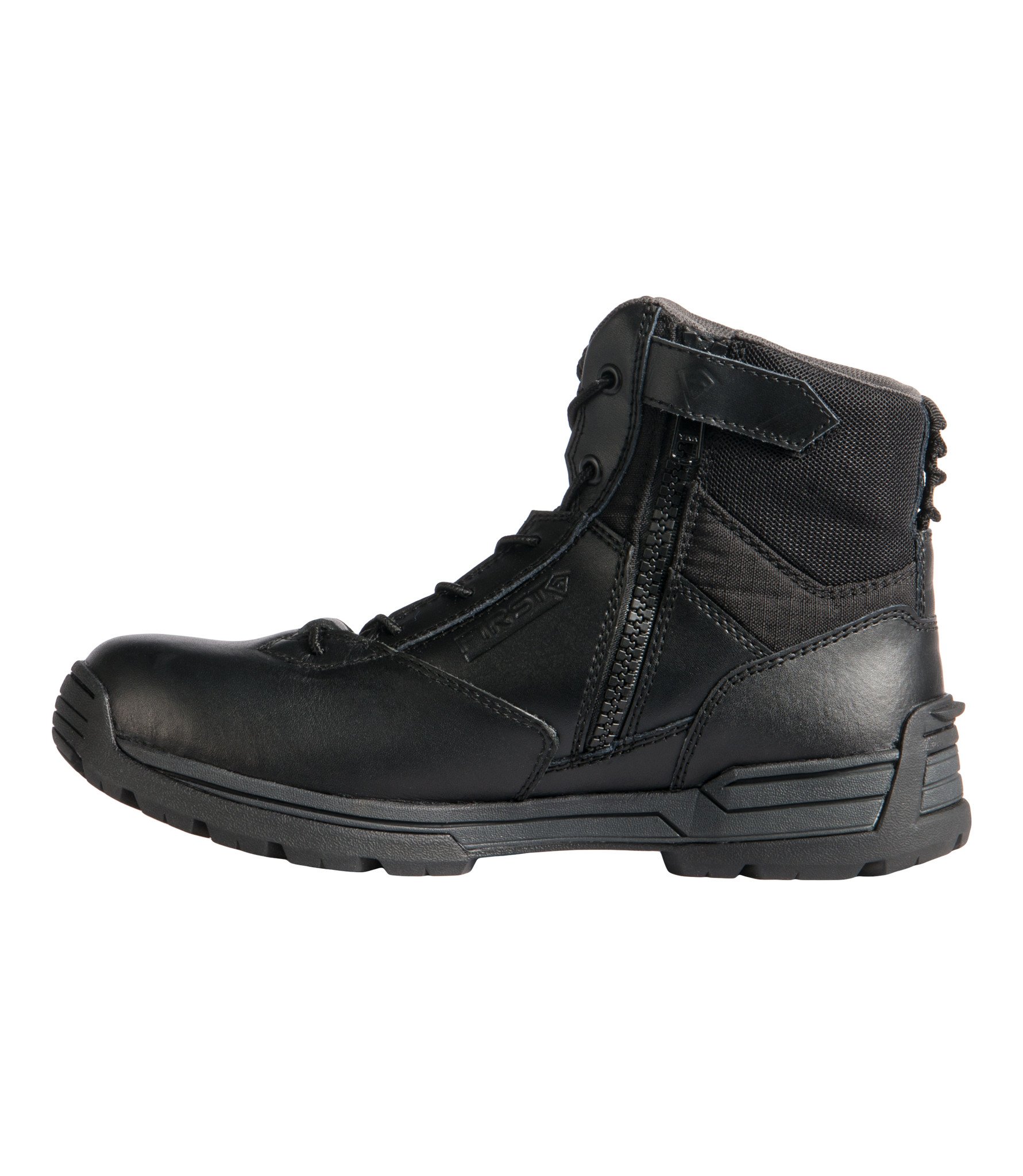 Men's 6" Side Zip Duty Boot (Black) 